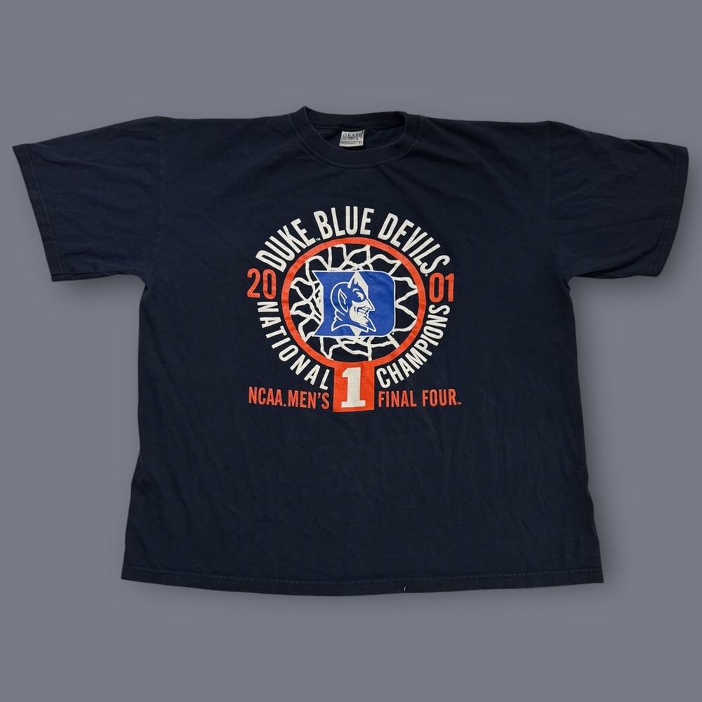 Vintage Y2K Duke Blue Devils National Champs Tee